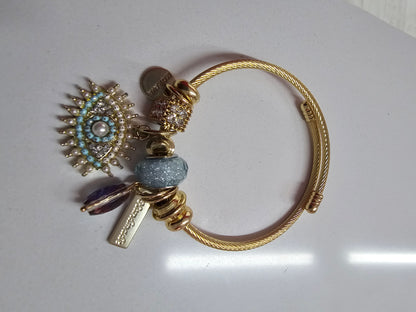 Bracelet charm's mauvais œil 2