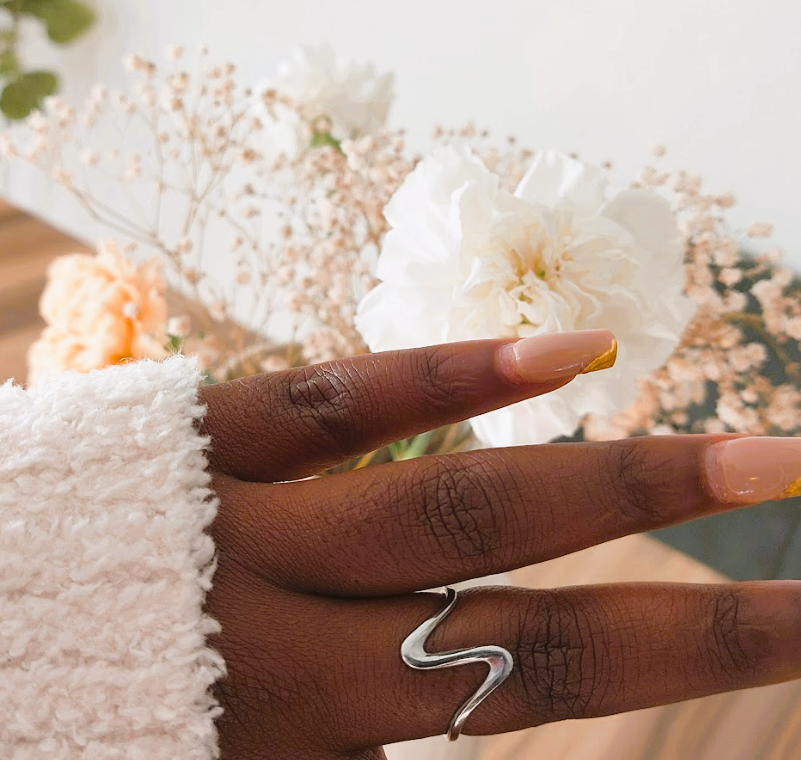 Bague CURVY argenté