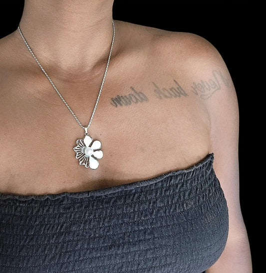 Collier PERLE argenté