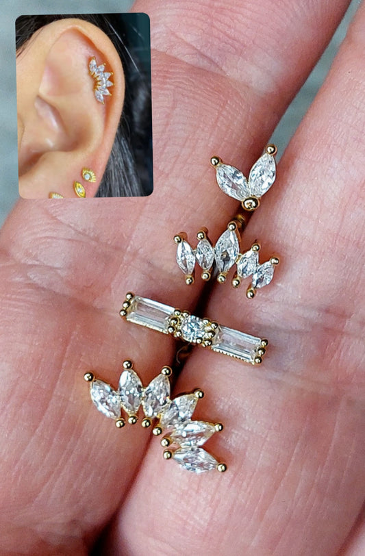 Clous d'oreilles TENDANCE