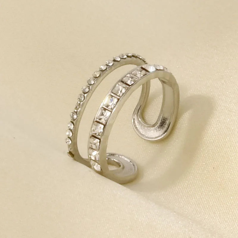 Bague Aëlys argenté