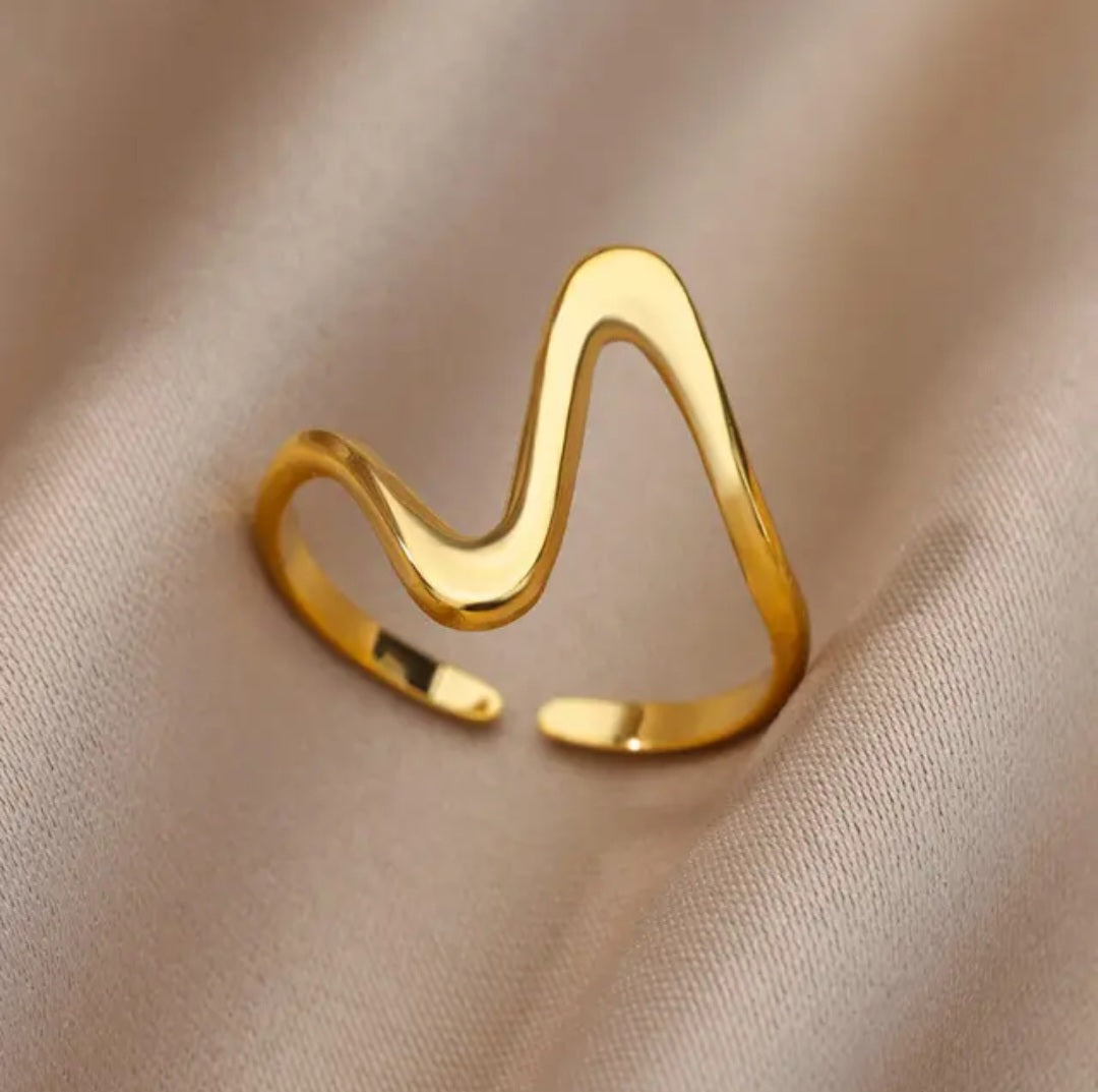 Bague CURVY argenté