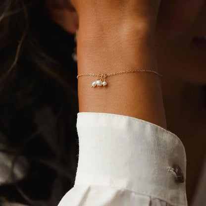 BRACELET MODULABLE PERLE D'EAU DOUCE
