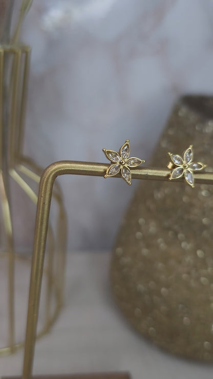 Puce d'oreilles Lilas doré