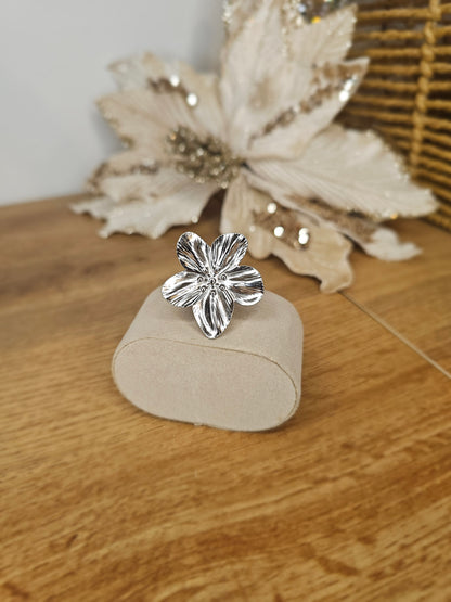 Bague FLOR argenté