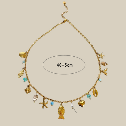 Collier charm's Océane