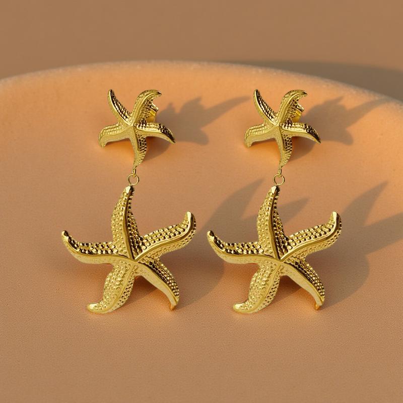 Boucles d'oreilles double Etoiles de Mer