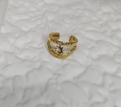 Bague Stella doré