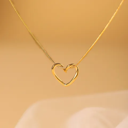 Collier cœur doré 🤍