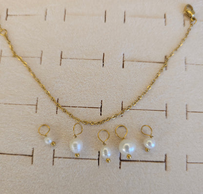 BRACELET MODULABLE PERLE D'EAU DOUCE