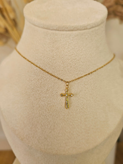 Chaîne croix raffiné
