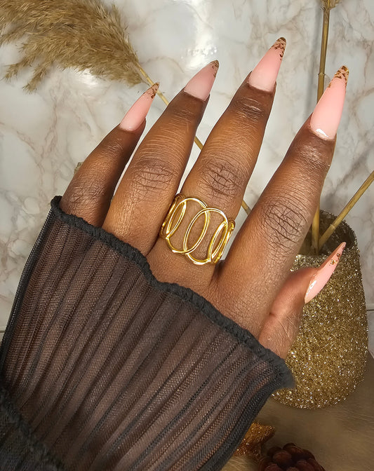 Bague Celia doré