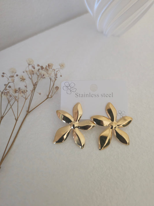 Boucles d'oreilles Vanille