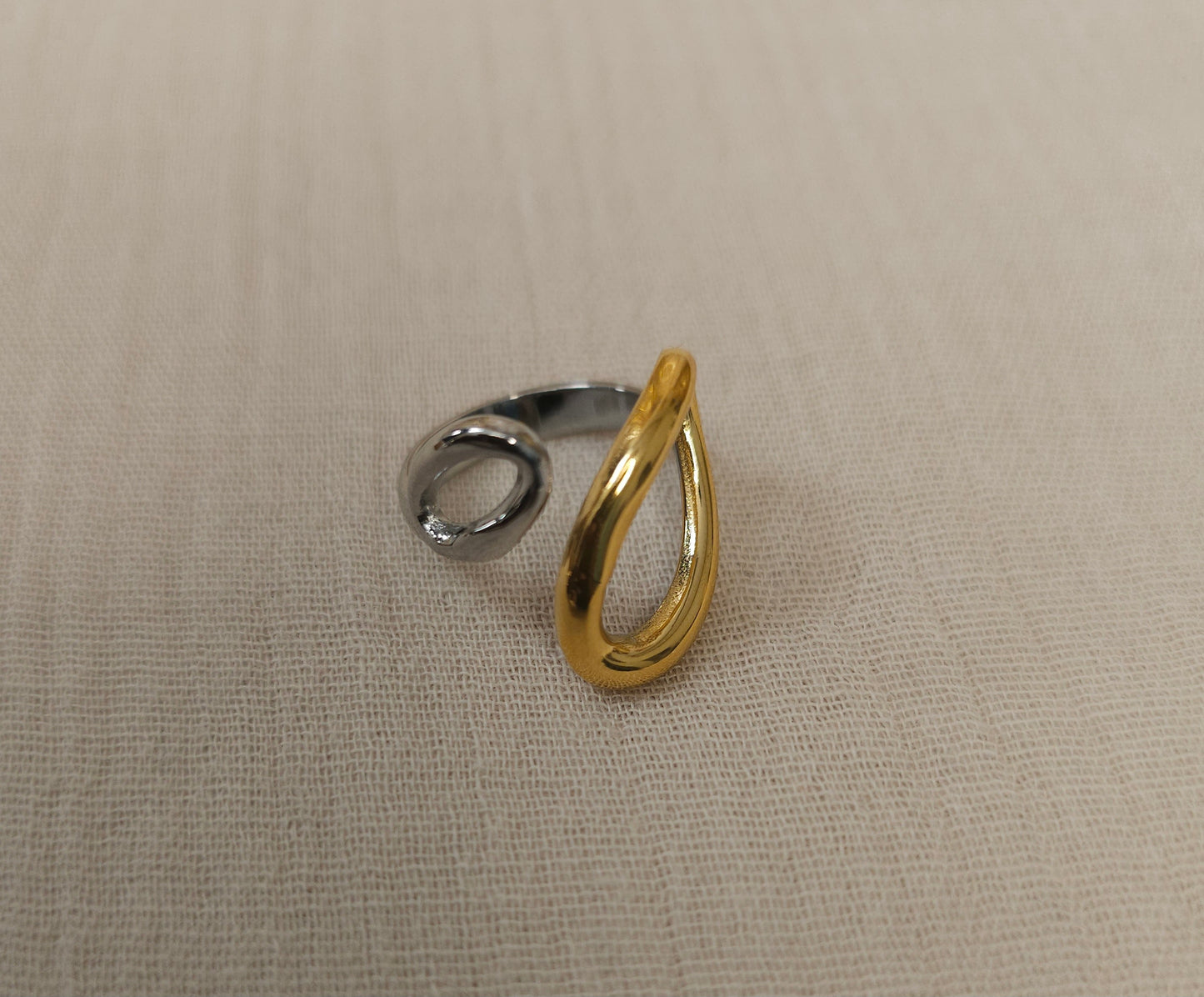 Bague bicolore Nora
