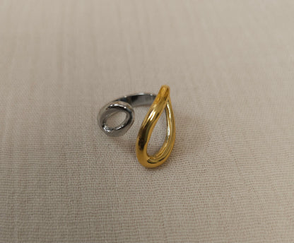 Bague bicolore Nora