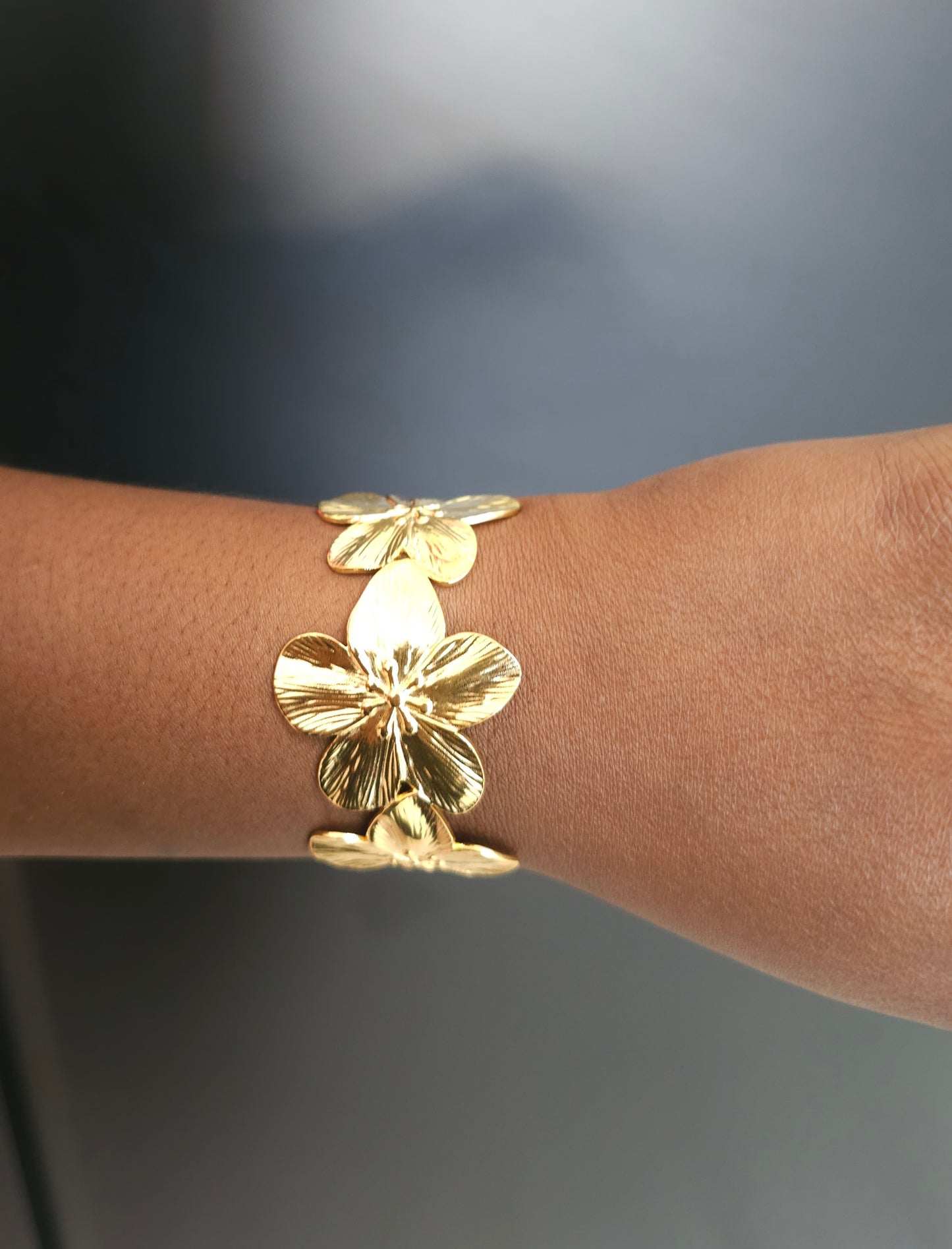 Bracelet Flor doré