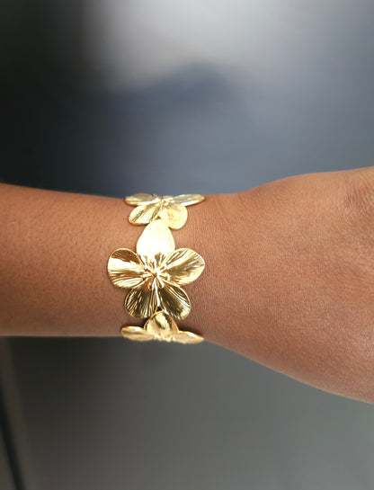 Bracelet Flor doré