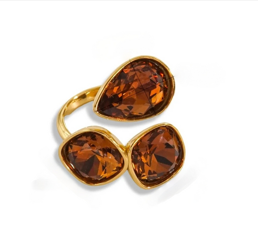 Bague DIANA - Ambre