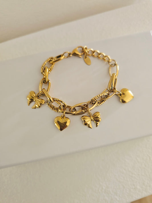 Bracelet Sweet Charms - Doré