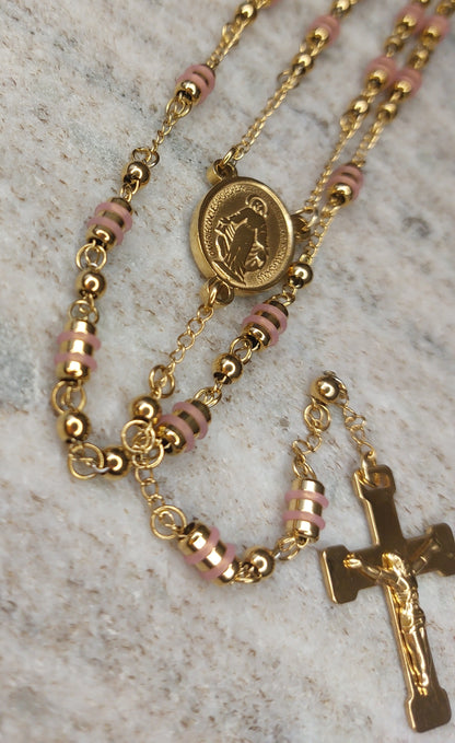 Collier Chapelet plaqué or