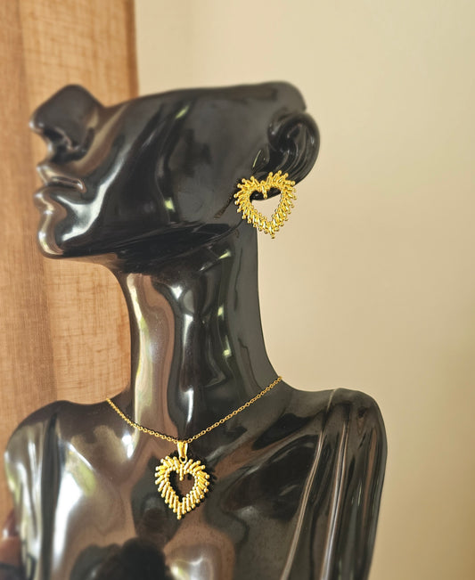 Parure cœur