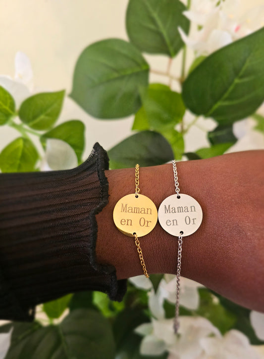 Bracelet " Maman en or "