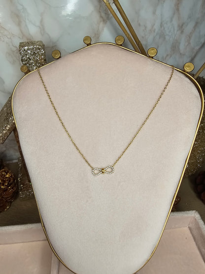 Collier infini doré