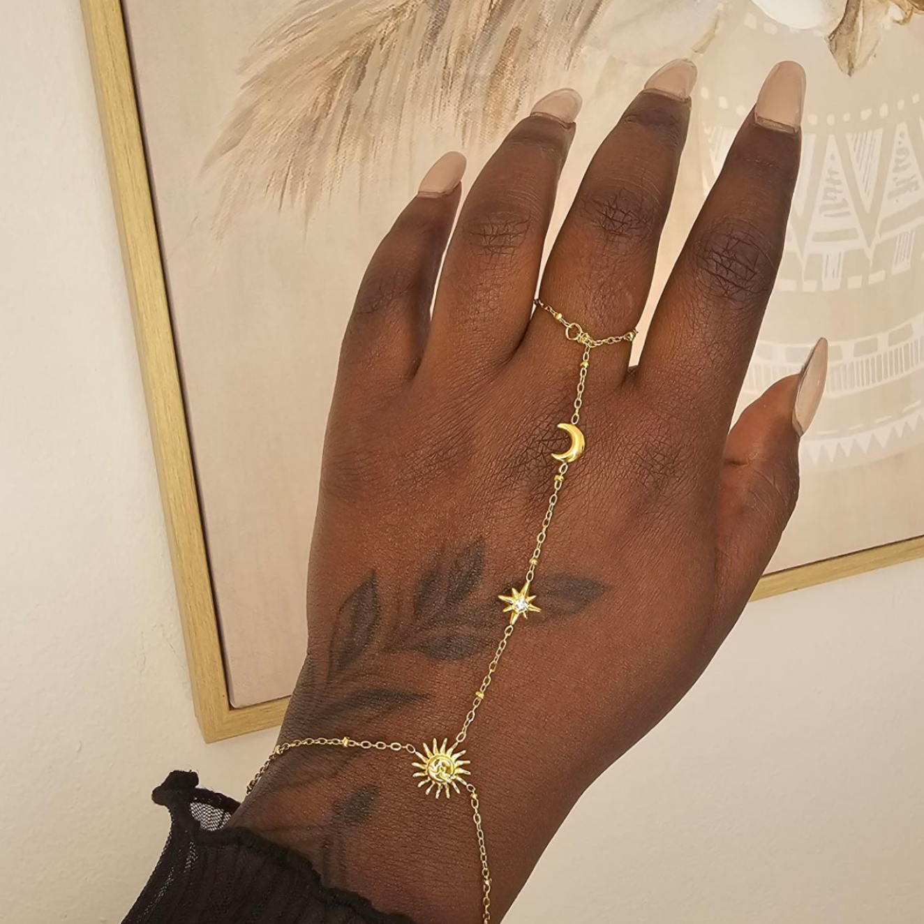 Chaîne de main - Astro doré