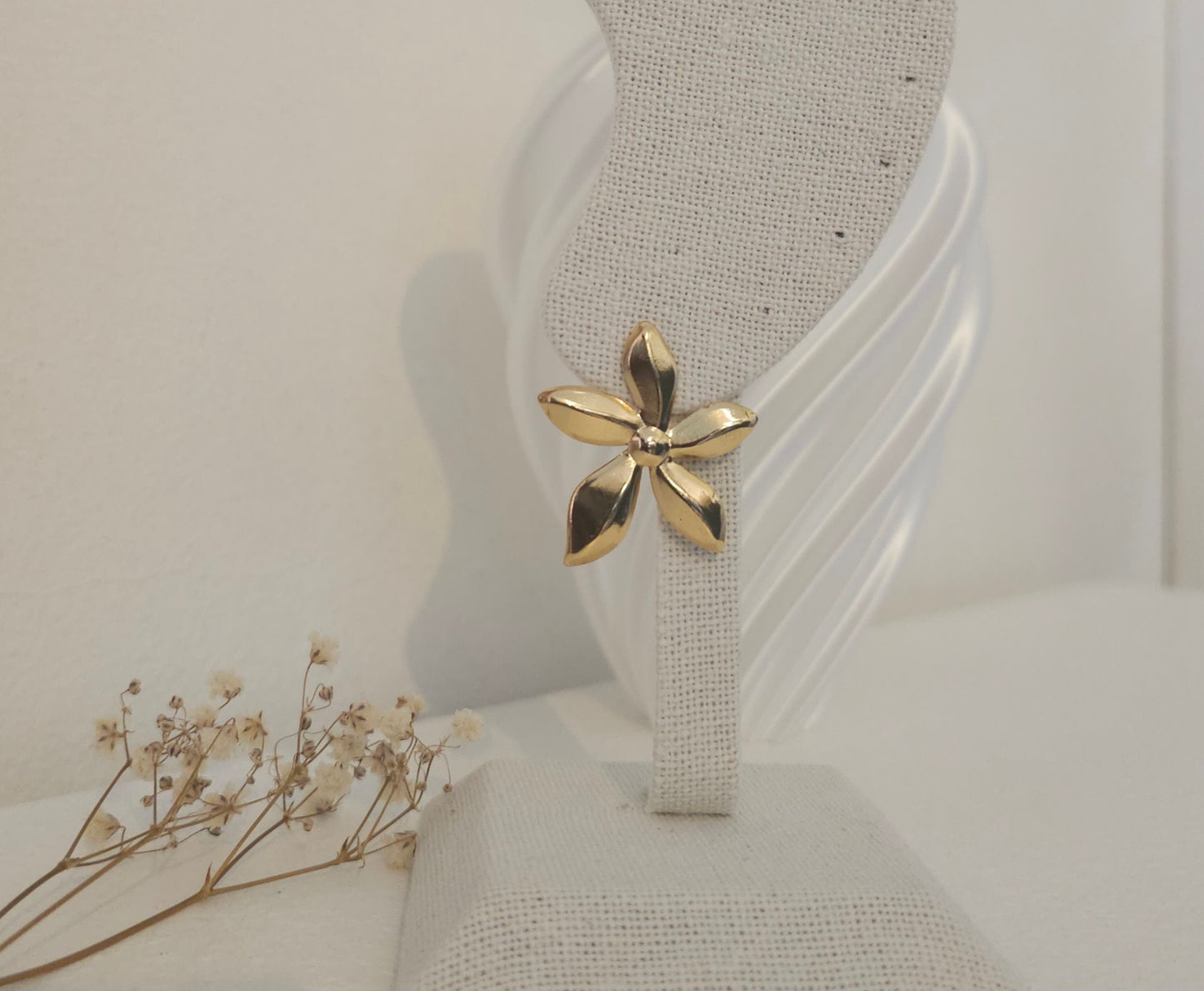 Boucles d'oreilles Vanille