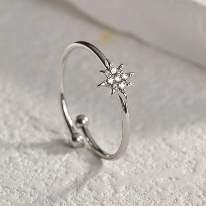 Bague Céleste argenté