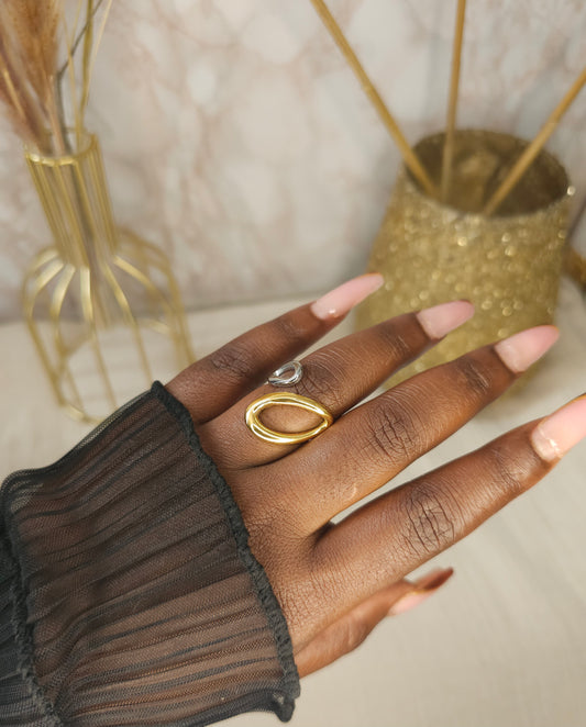 Bague bicolore Nora