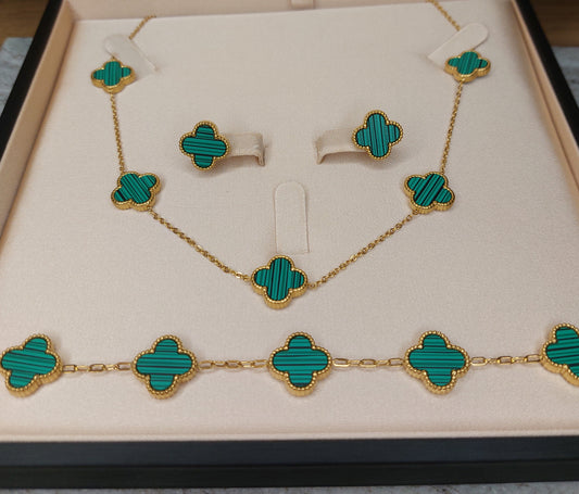 Coffret trèfle vert