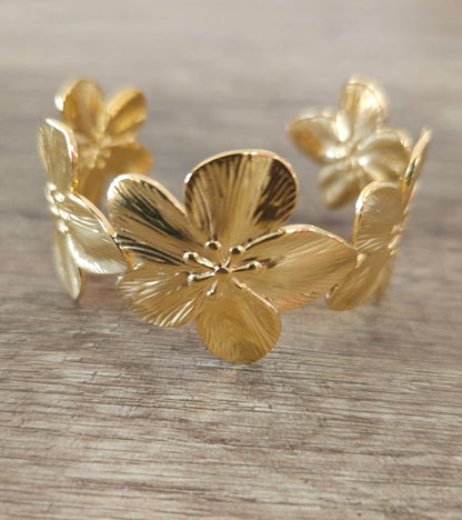 Bracelet Flor doré