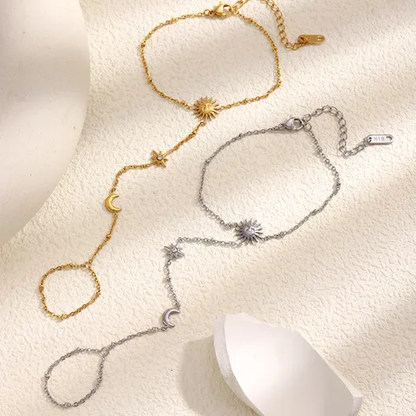 Chaîne de main - Astro doré