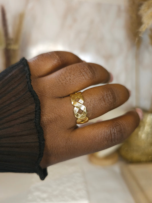 Bague Elva doré