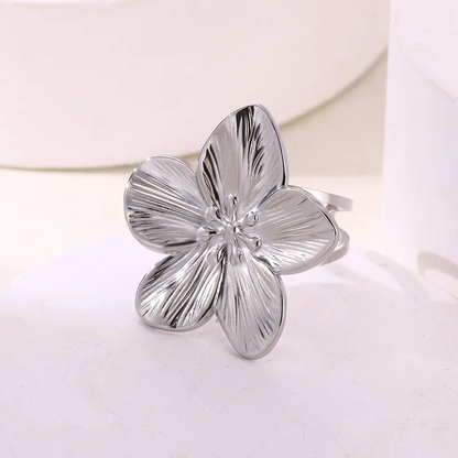 Bague FLOR argenté