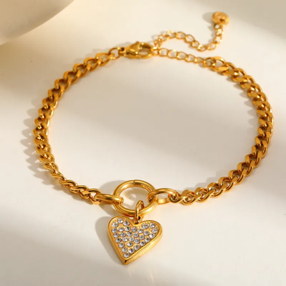 Bracelet Coeur Éclat