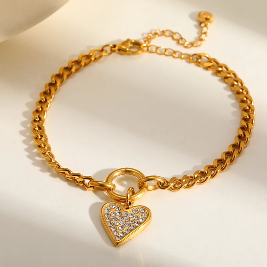 Bracelet Coeur Éclat