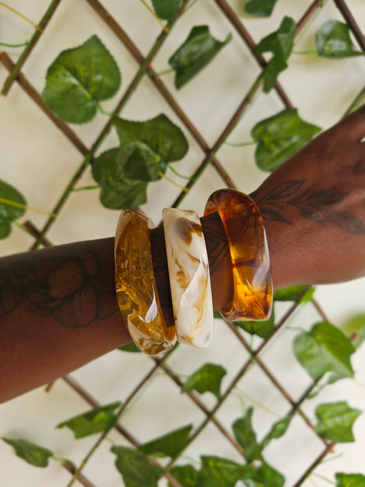 Bracelet design en résine